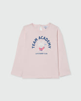 Ovs T-Shirt With Long Sleeves And Rabbit Print Pink / 24-36M